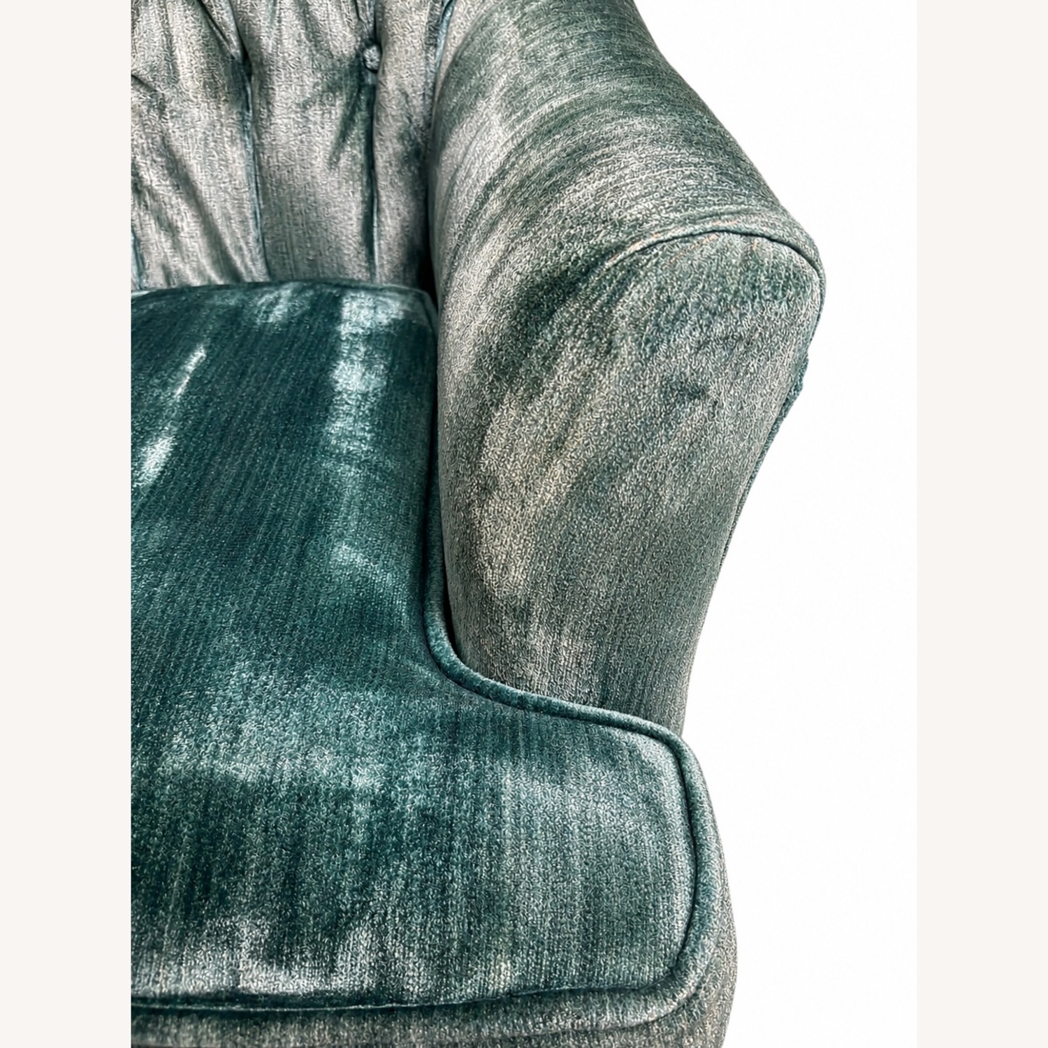 Emerald Crushed Velvet Lounge Chair - Original - image-8