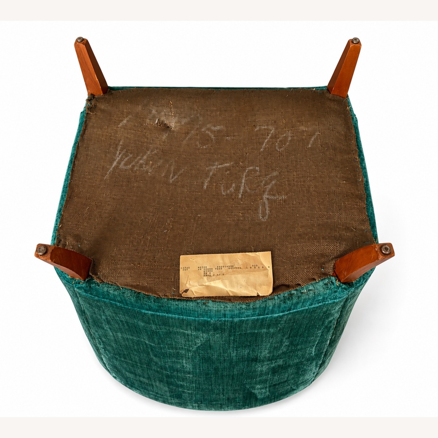 Emerald Crushed Velvet Lounge Chair - Original - image-5