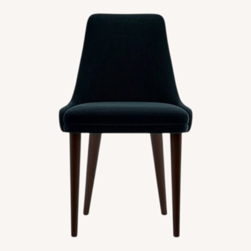 Used Roche Bobois Eden Rock Green Velvet Dining Chairs for sale on AptDeco
