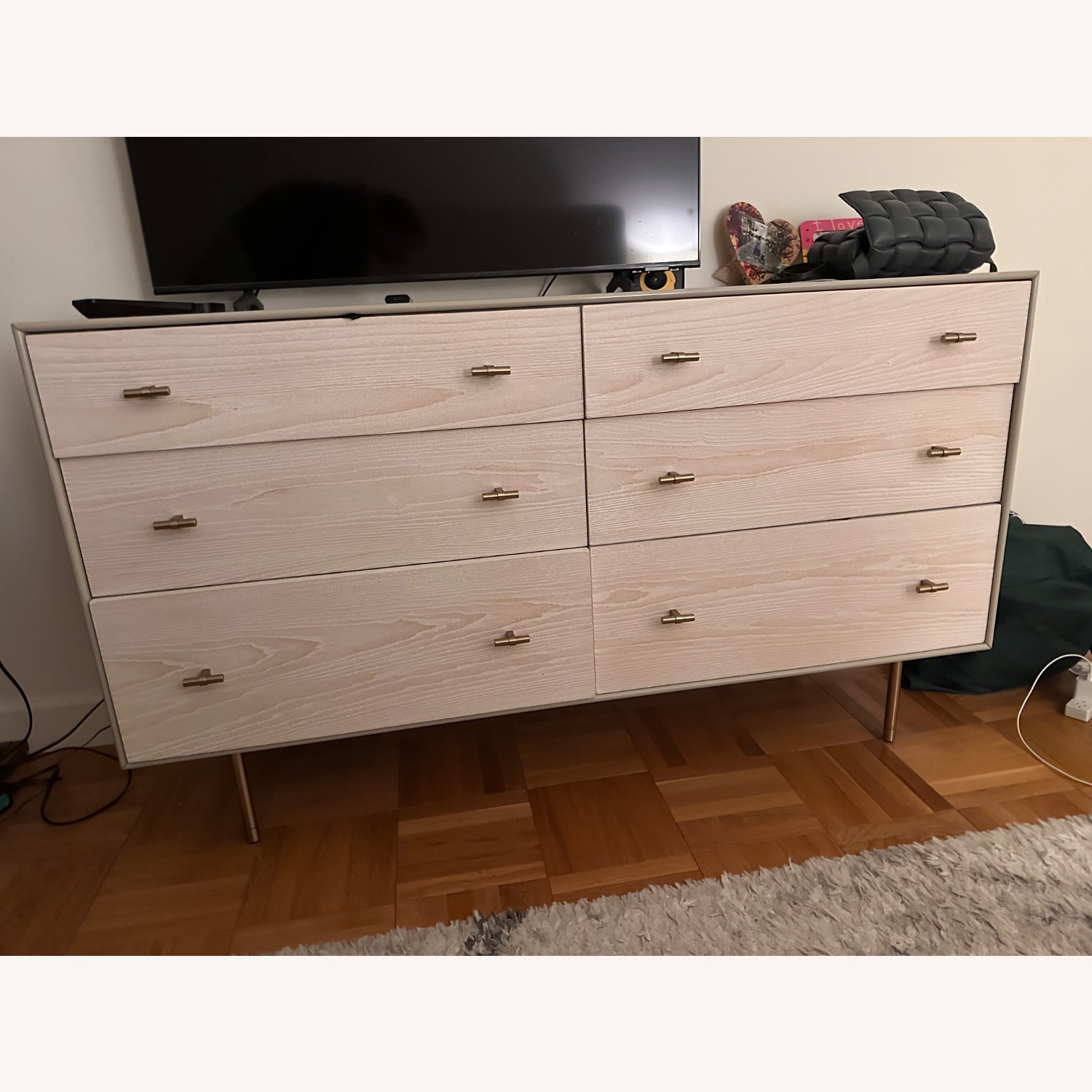 West Elm Kids Modernist 6-Drawer Dresser (56") - White - image-1