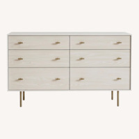 West Elm Kids Modernist 6-Drawer Dresser (56") - White