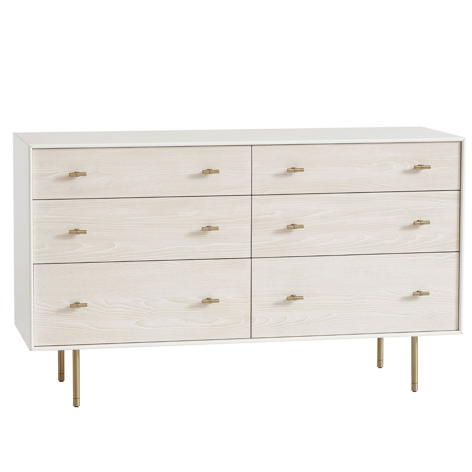 West Elm Kids Modernist 6-Drawer Dresser (56") - White - image-6