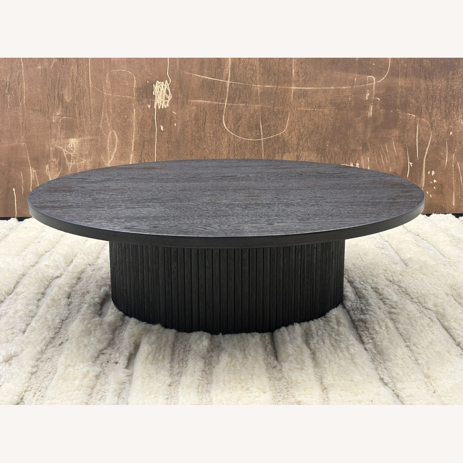 Restoration Hardware Byron Round Pedestal Coffee Table – 48" - image-26