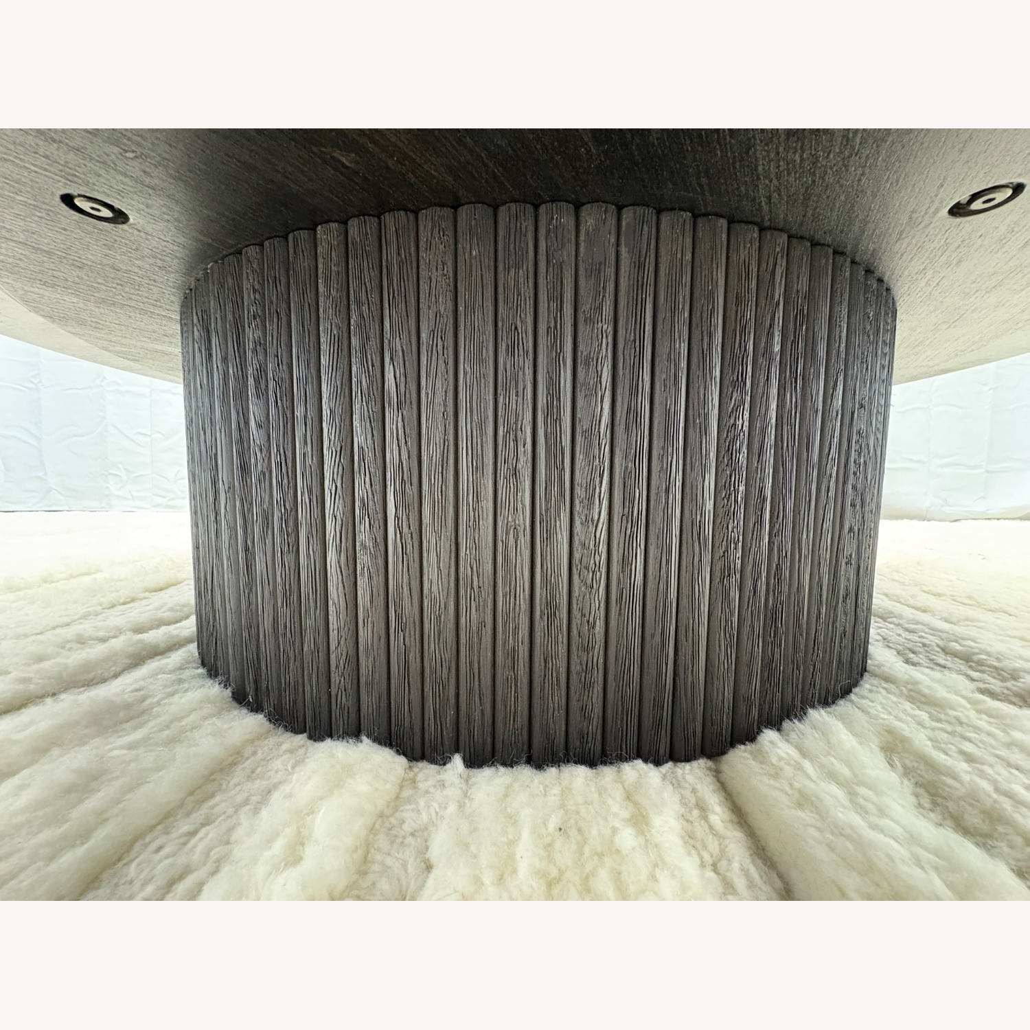 Restoration Hardware Byron Round Pedestal Coffee Table – 48" - image-17