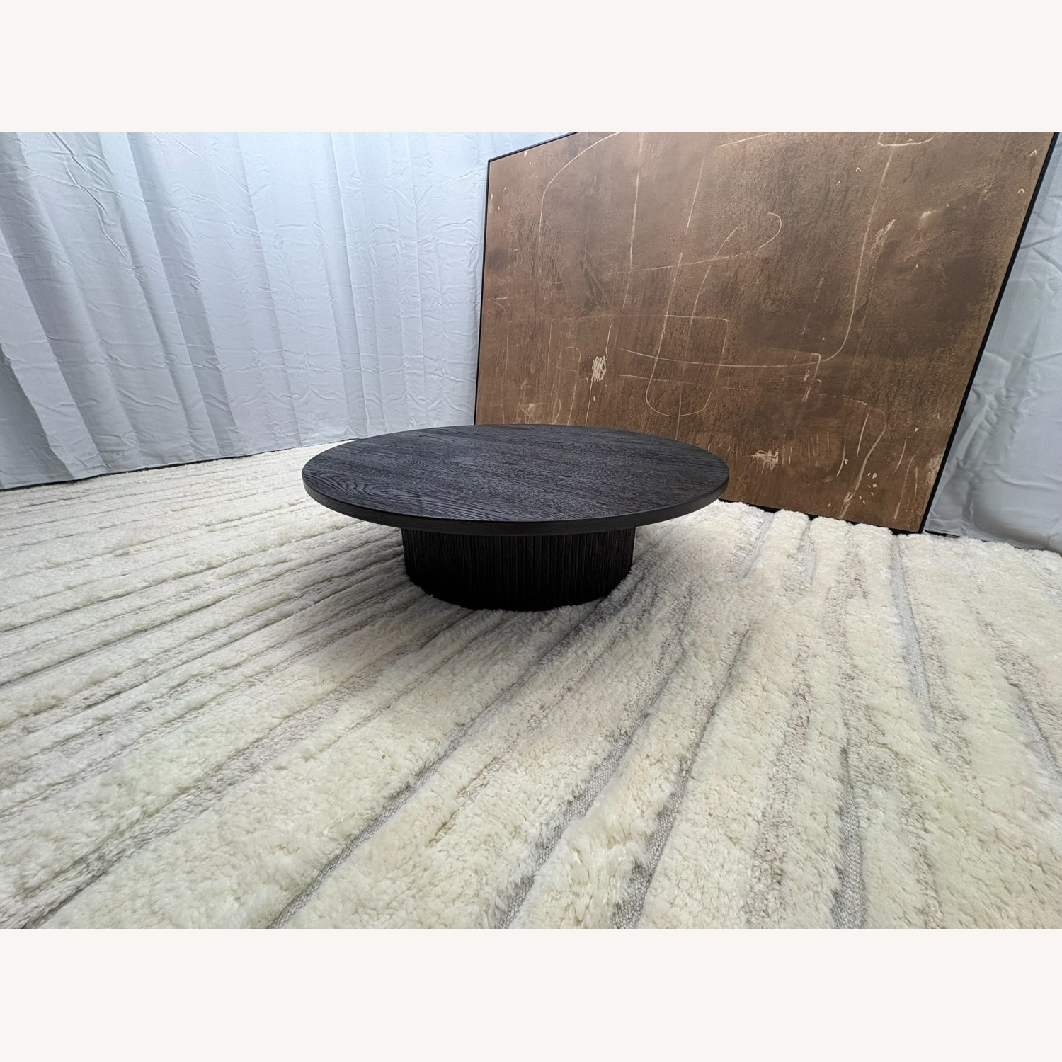 Restoration Hardware Byron Round Pedestal Coffee Table – 48" - image-13