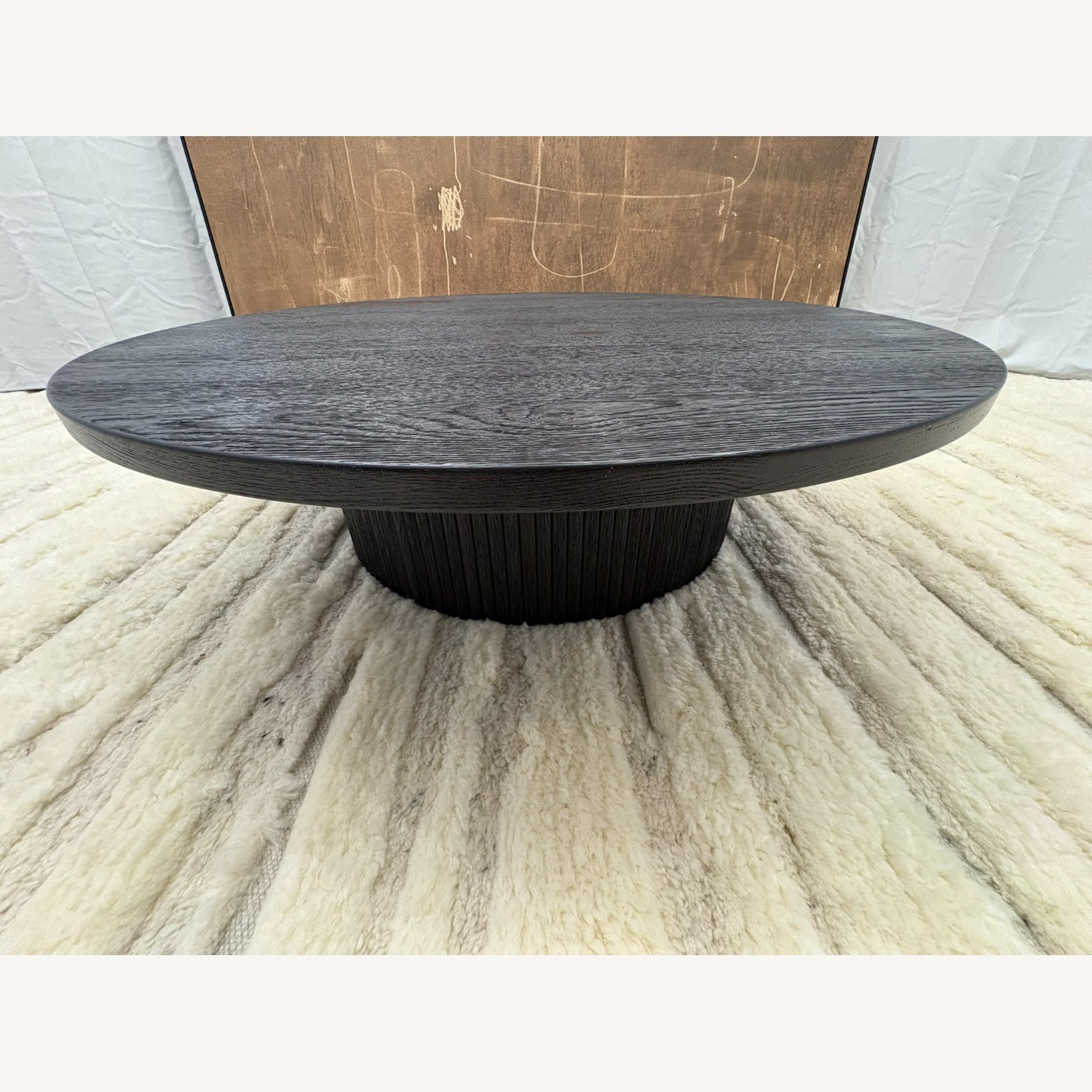 Restoration Hardware Byron Round Pedestal Coffee Table – 48" - image-18
