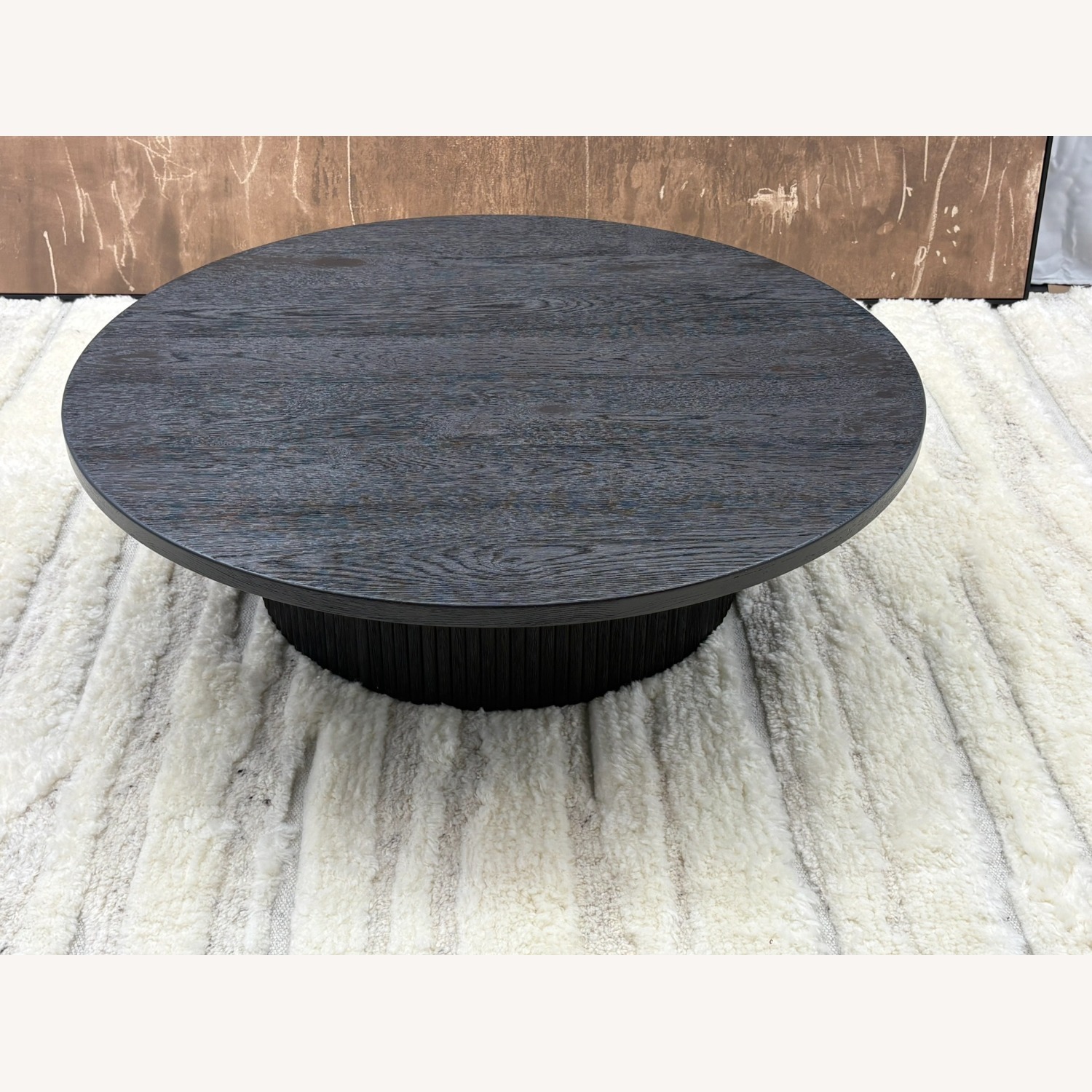 Restoration Hardware Byron Round Pedestal Coffee Table – 48" - image-21
