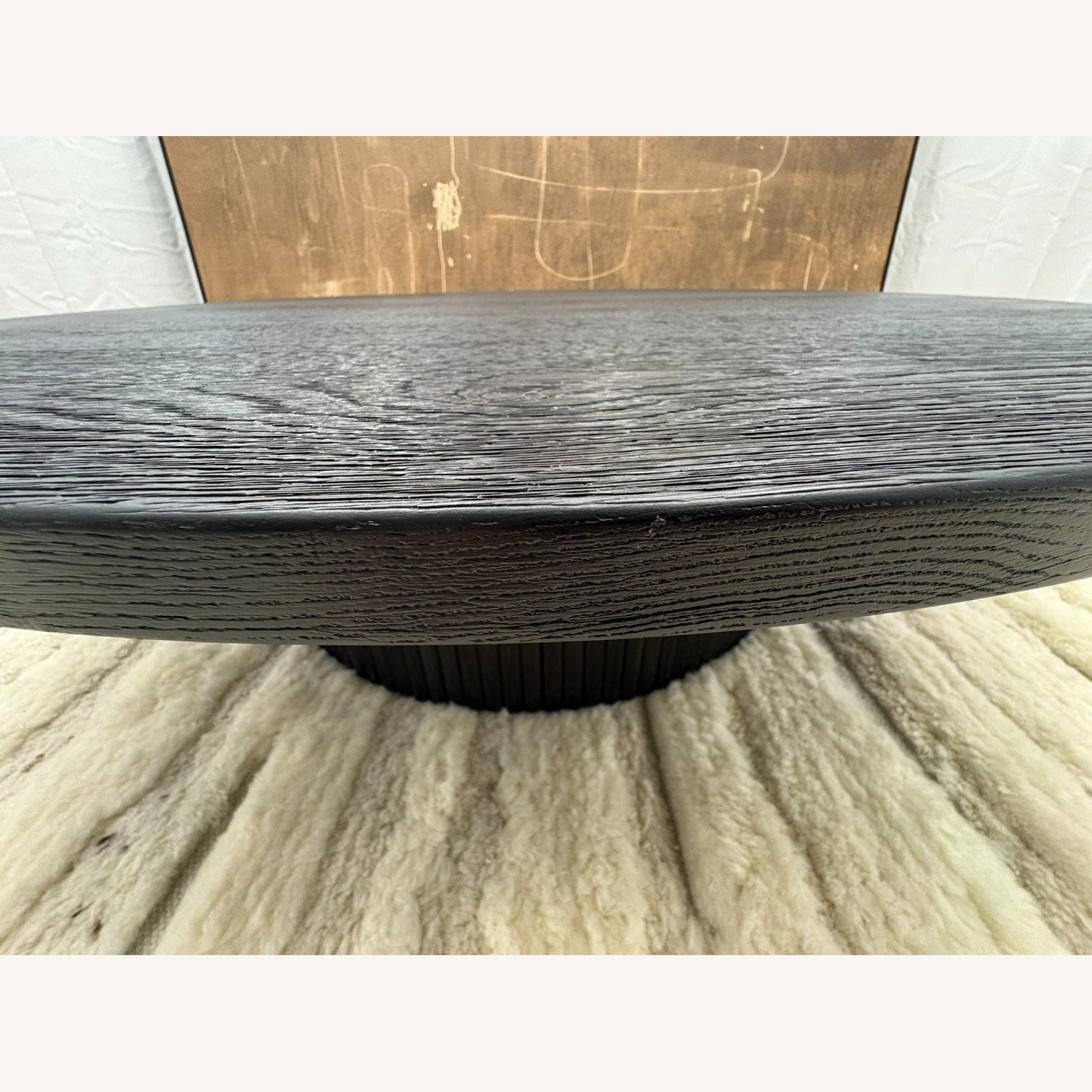 Restoration Hardware Byron Round Pedestal Coffee Table – 48" - image-23