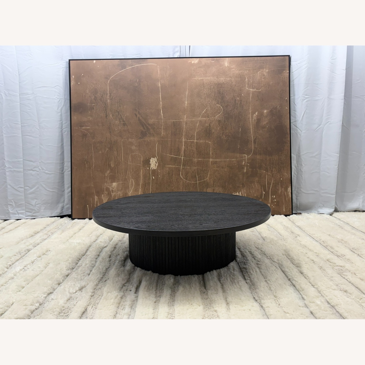 Restoration Hardware Byron Round Pedestal Coffee Table – 48" - image-25