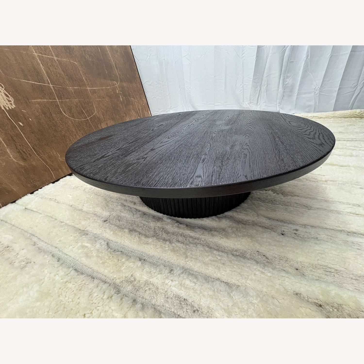 Restoration Hardware Byron Round Pedestal Coffee Table – 48" - image-19