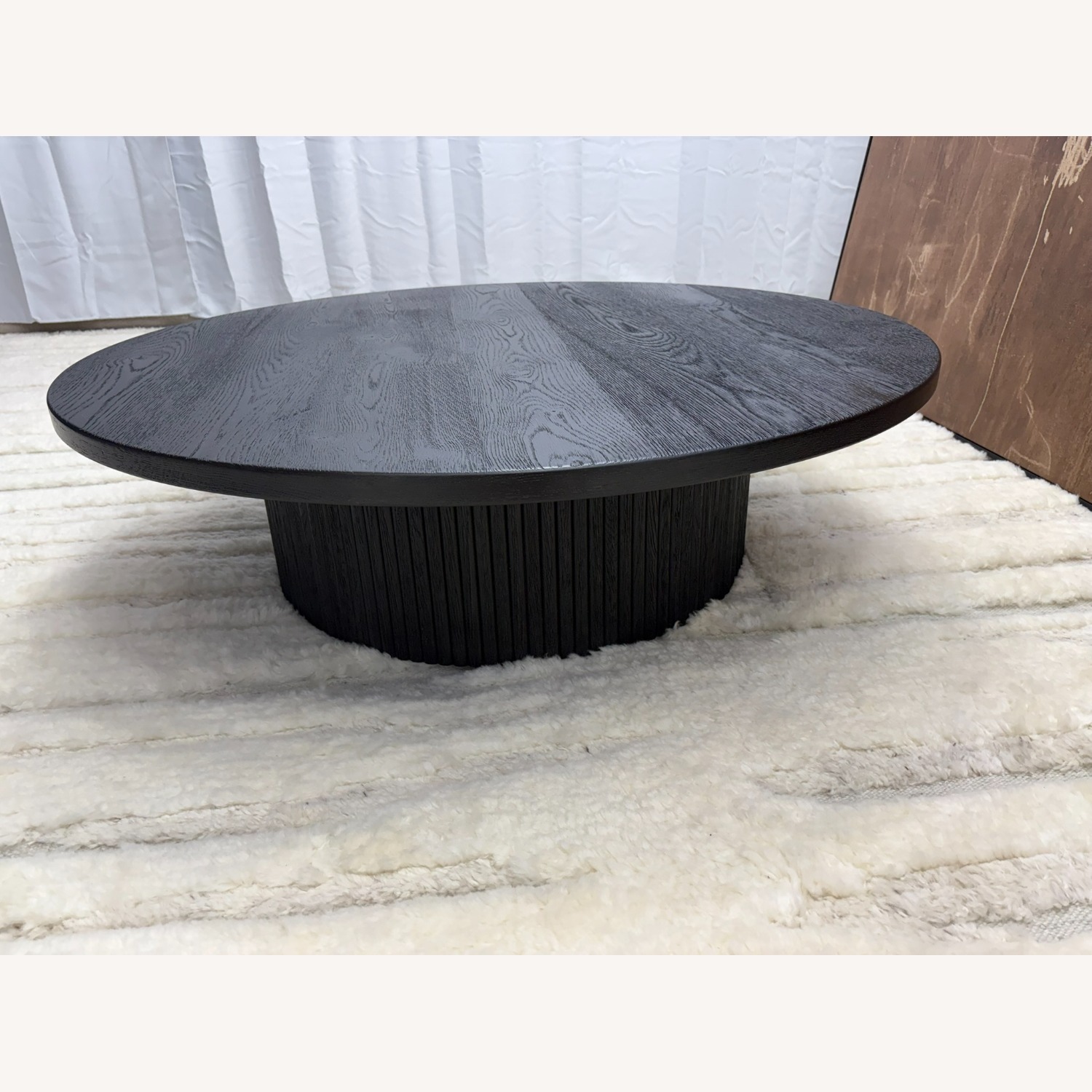 Restoration Hardware Byron Round Pedestal Coffee Table – 48" - image-12