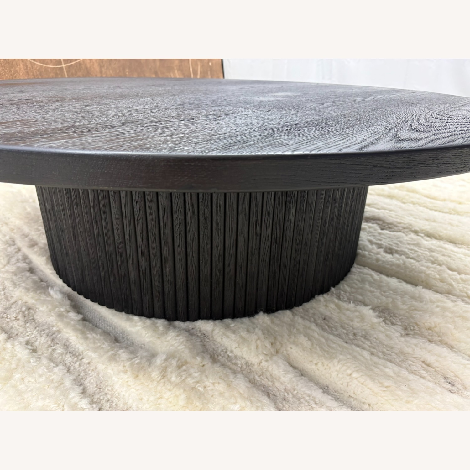 Restoration Hardware Byron Round Pedestal Coffee Table – 48" - image-6