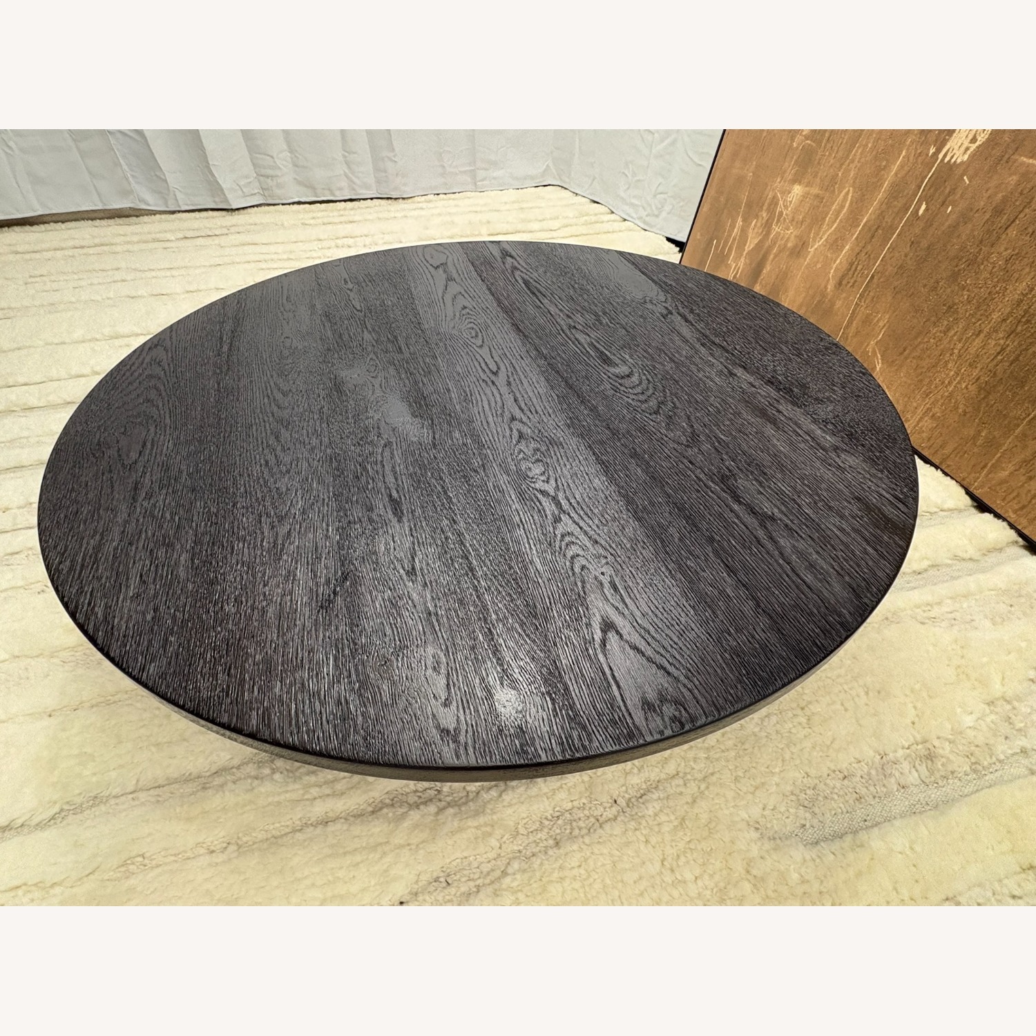 Restoration Hardware Byron Round Pedestal Coffee Table – 48" - image-10