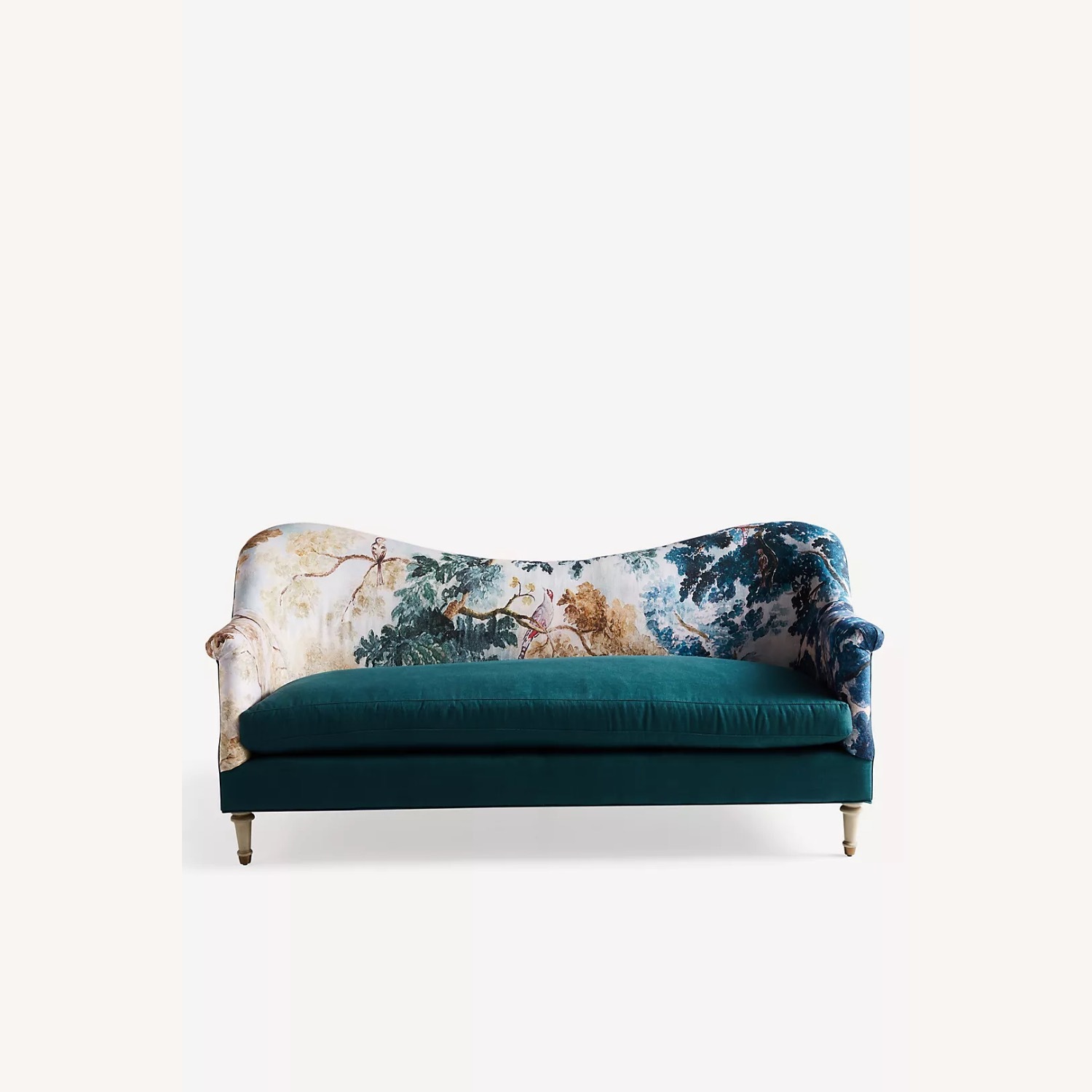 Anthropologie Judarn Linen Pied-A-Terre Sofa - image-5