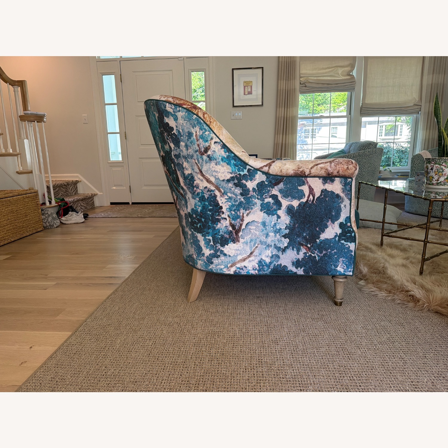 Anthropologie Judarn Linen Pied-A-Terre Sofa - image-5