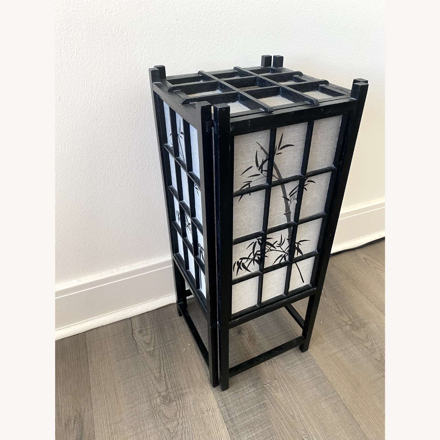 18" Japanese Shoji Floor Lamp - image-1