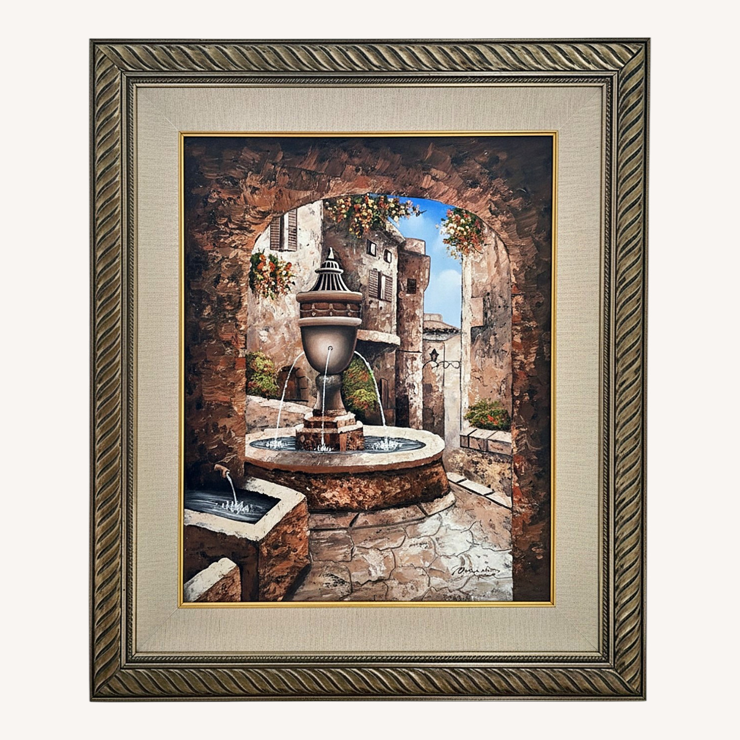 Gold Wood Wall Art - image-0