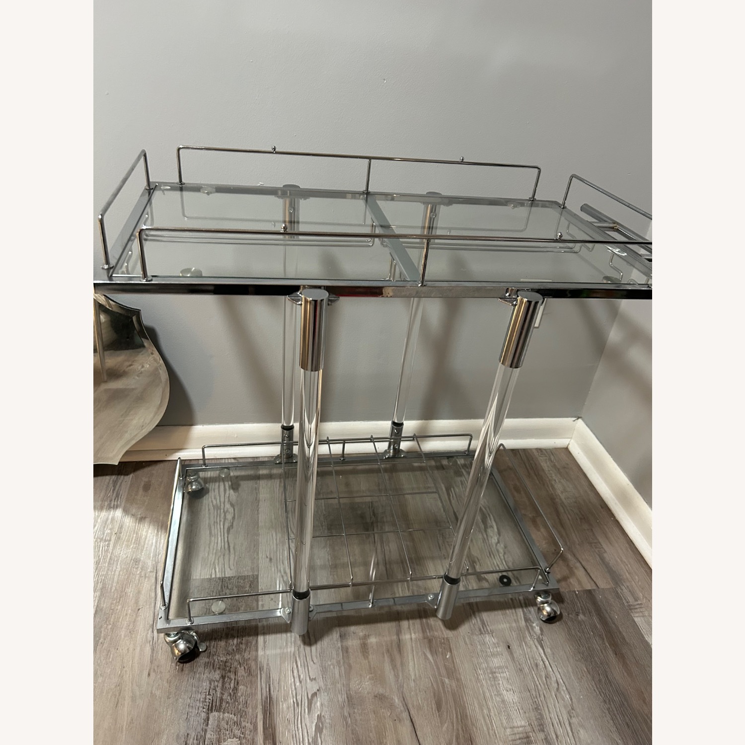 Mercury Row Acrylic Collection Bar Cart - image-2