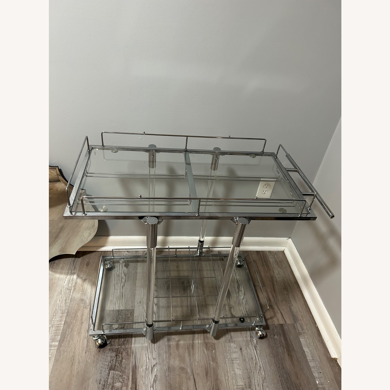 Mercury Row Acrylic Collection Bar Cart - image-4
