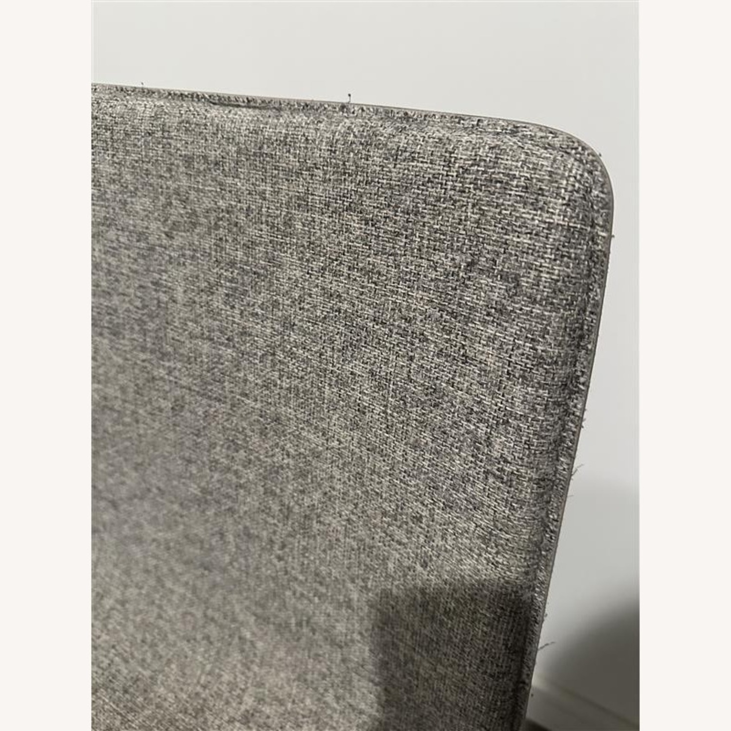 CB2 Pony Tweed Light Gray Dining Chairs - image-4