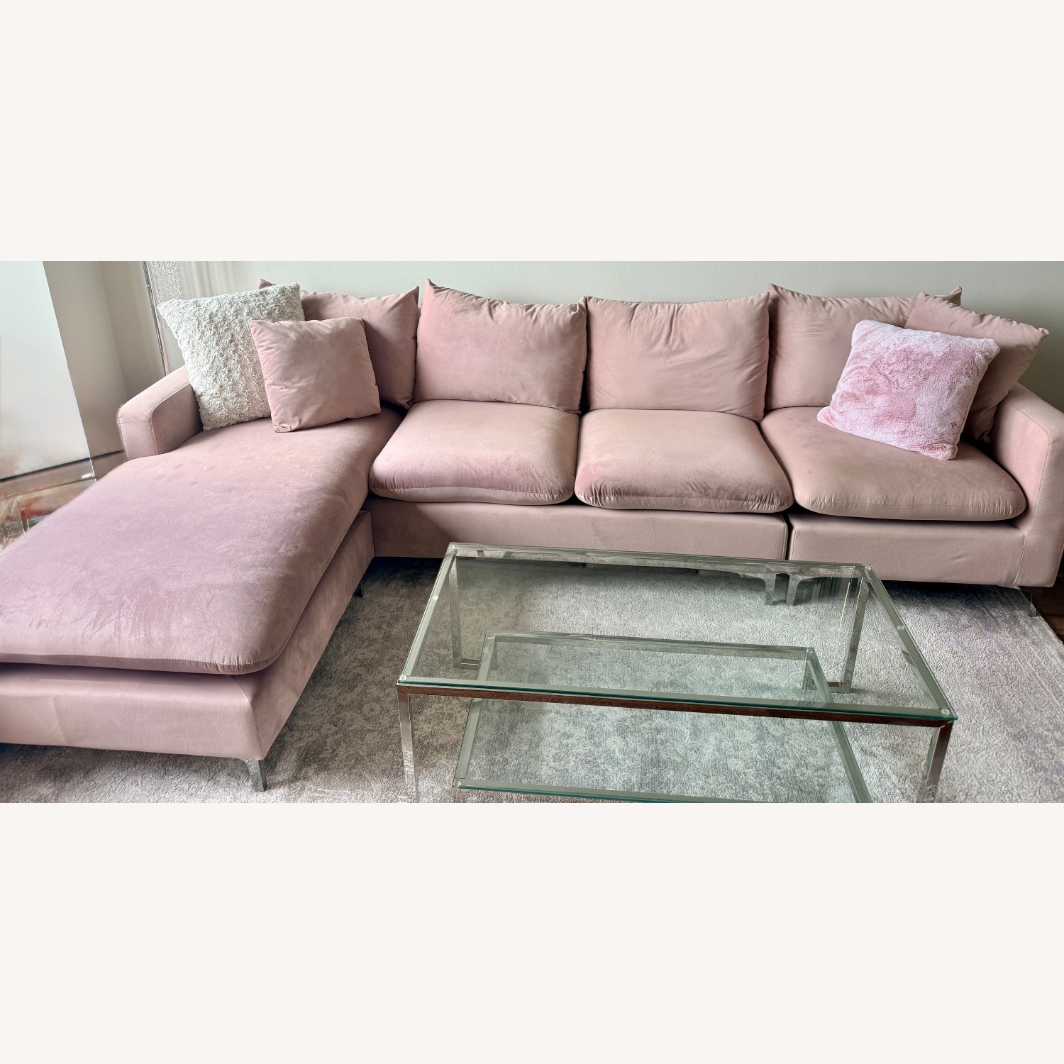 Couch with Chaise Lounge - image-2
