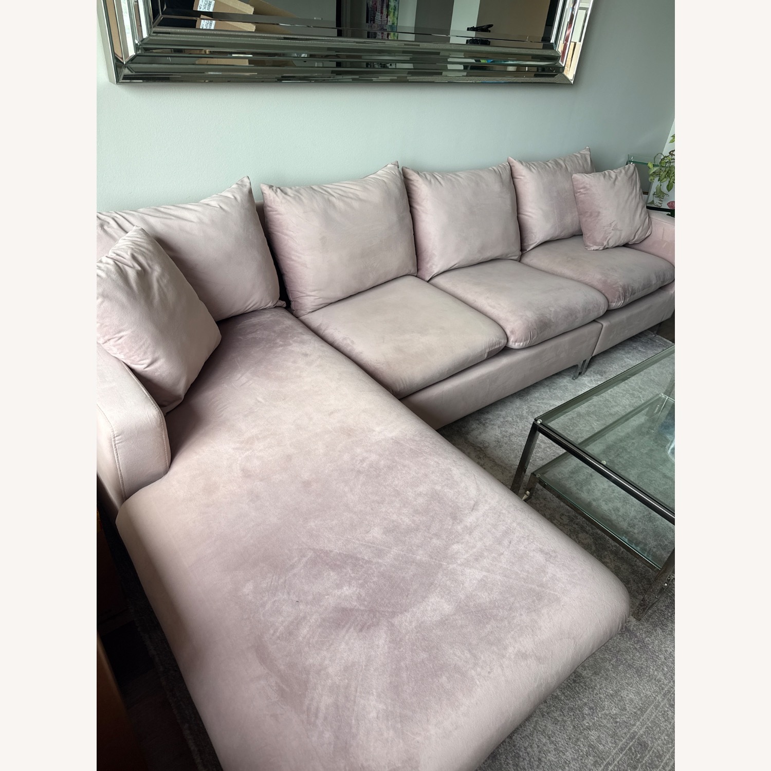 Couch with Chaise Lounge - image-4