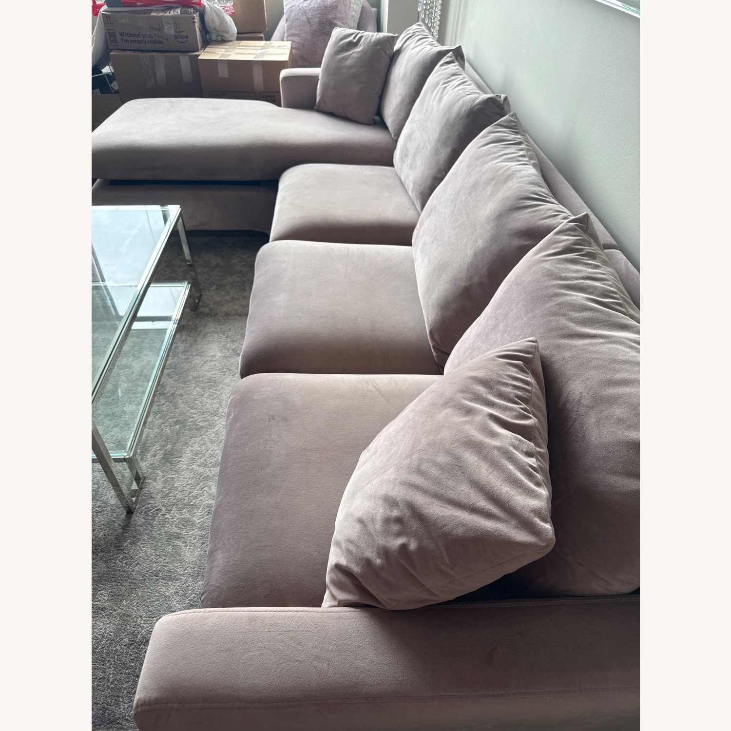Couch with Chaise Lounge - image-3