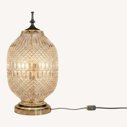 Used Vintage Crystal Table Lamp for sale on AptDeco