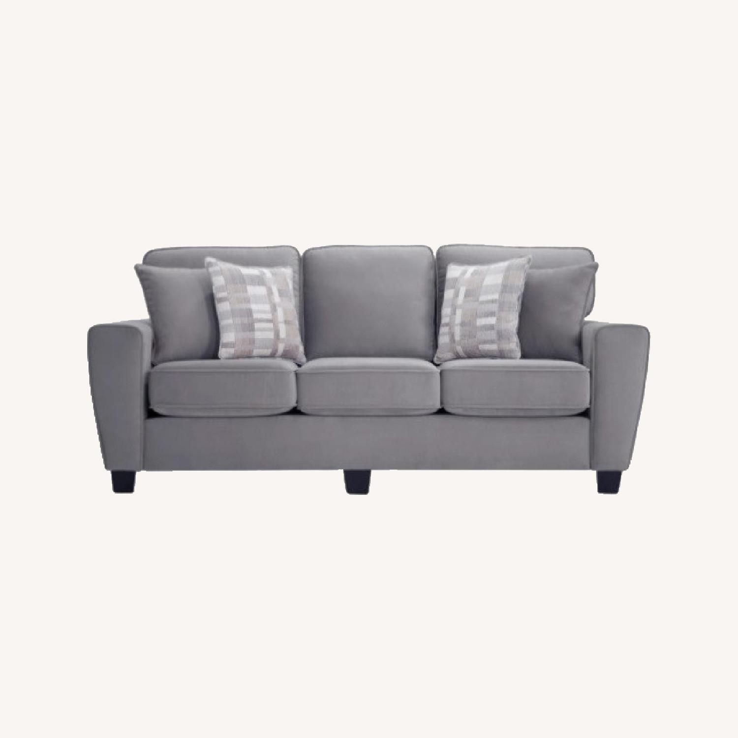 Bob's Discount Furniture Julie Gray 80” Sofa - image-5