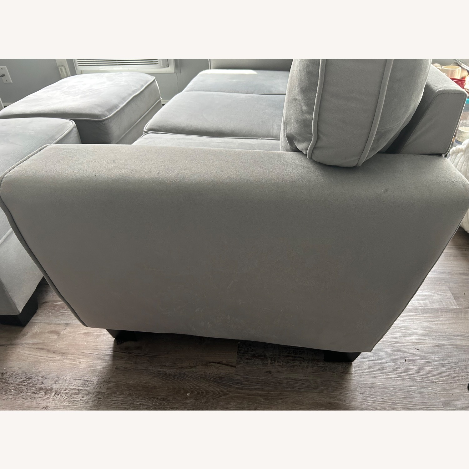 Bob's Discount Furniture Julie Gray 80” Sofa - image-2