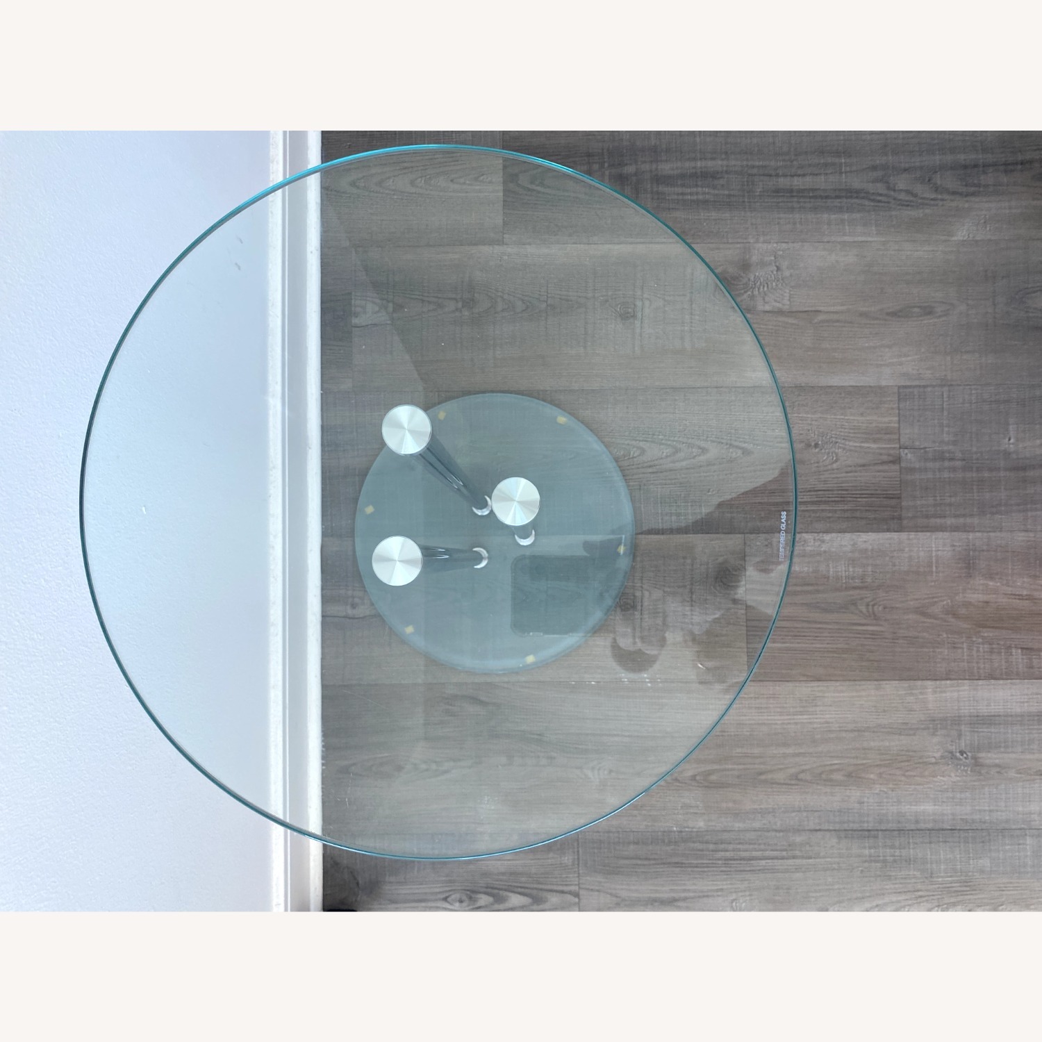 24" Glass Accent Table - image-3
