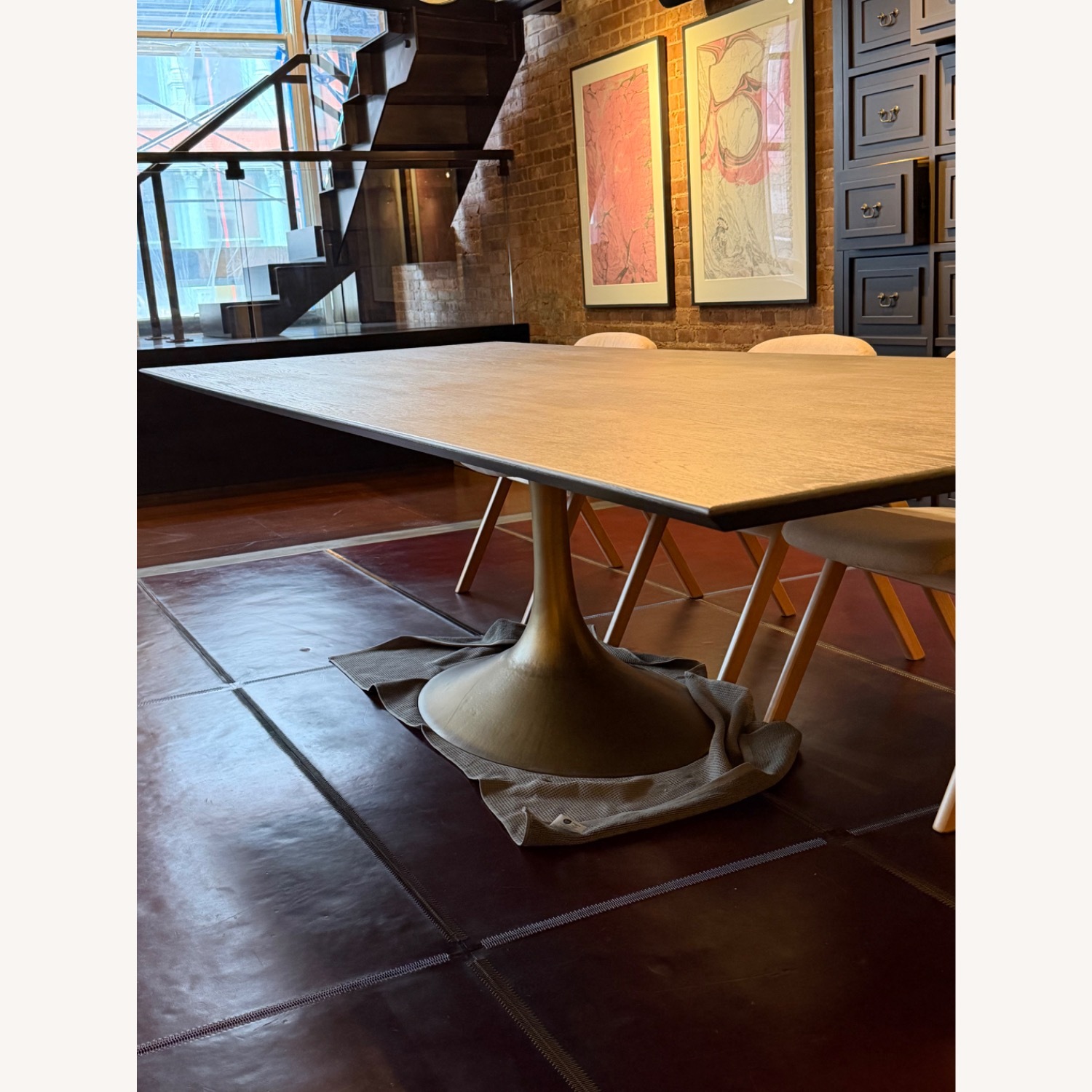 Restoration Hardware Aero Rectangular Dining Table - image-3