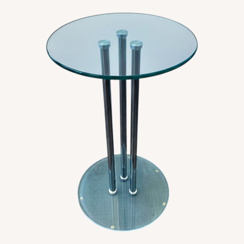 Used 20" Glass Accent Table for sale on AptDeco