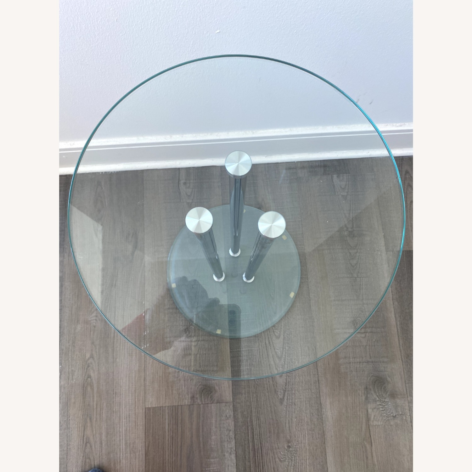 20" Glass Accent Table - image-3