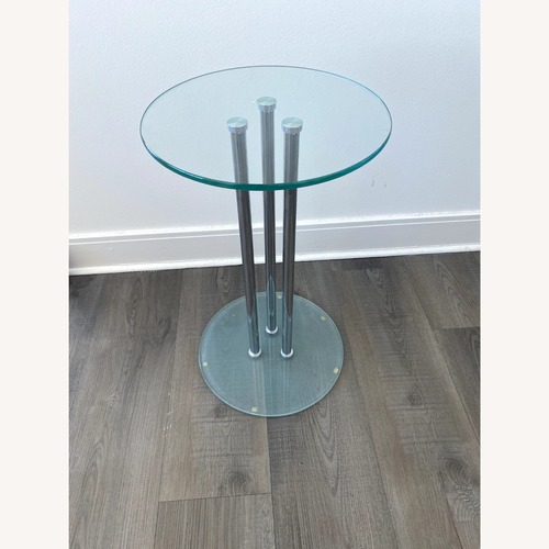 Used 20" Glass Accent Table for sale on AptDeco
