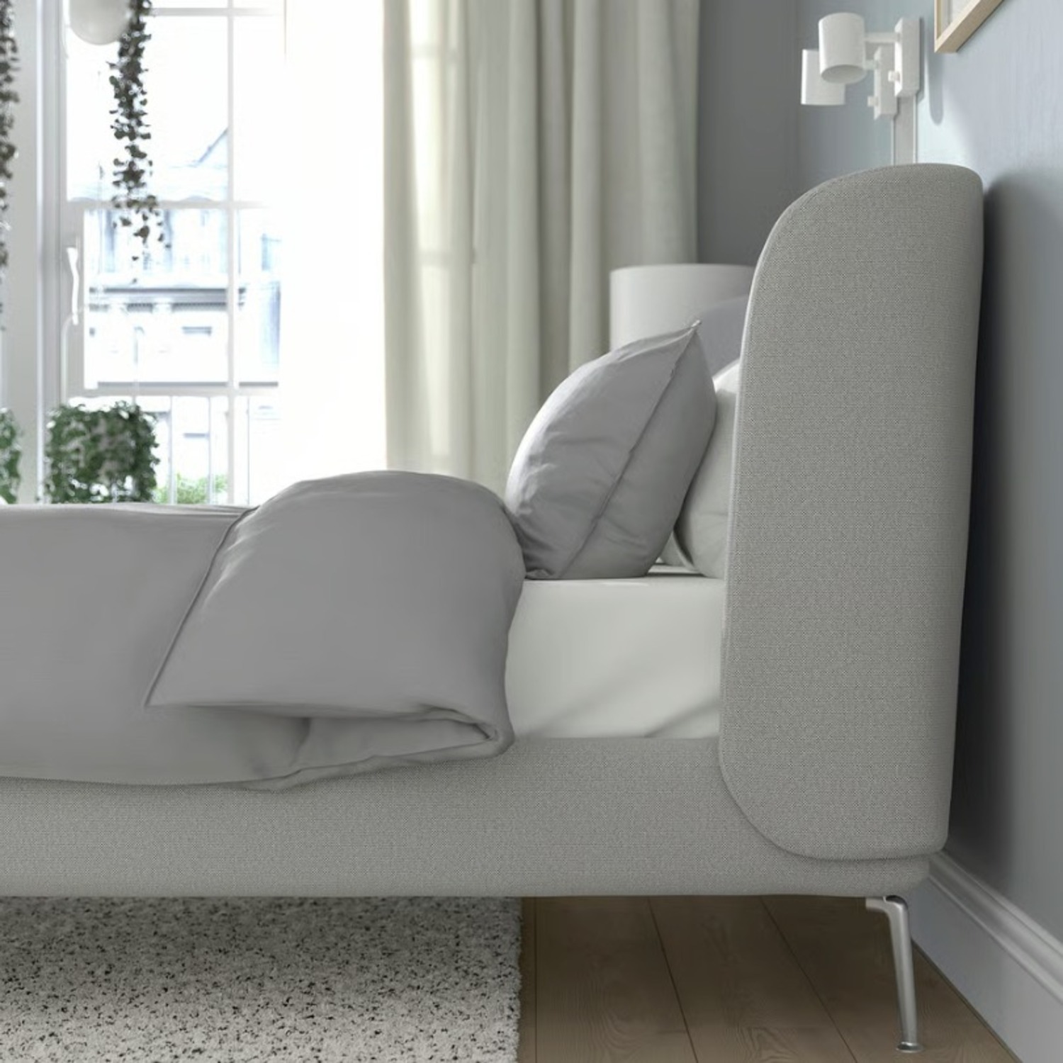 IKEA Tufjord Queen Bed W Slats - image-5