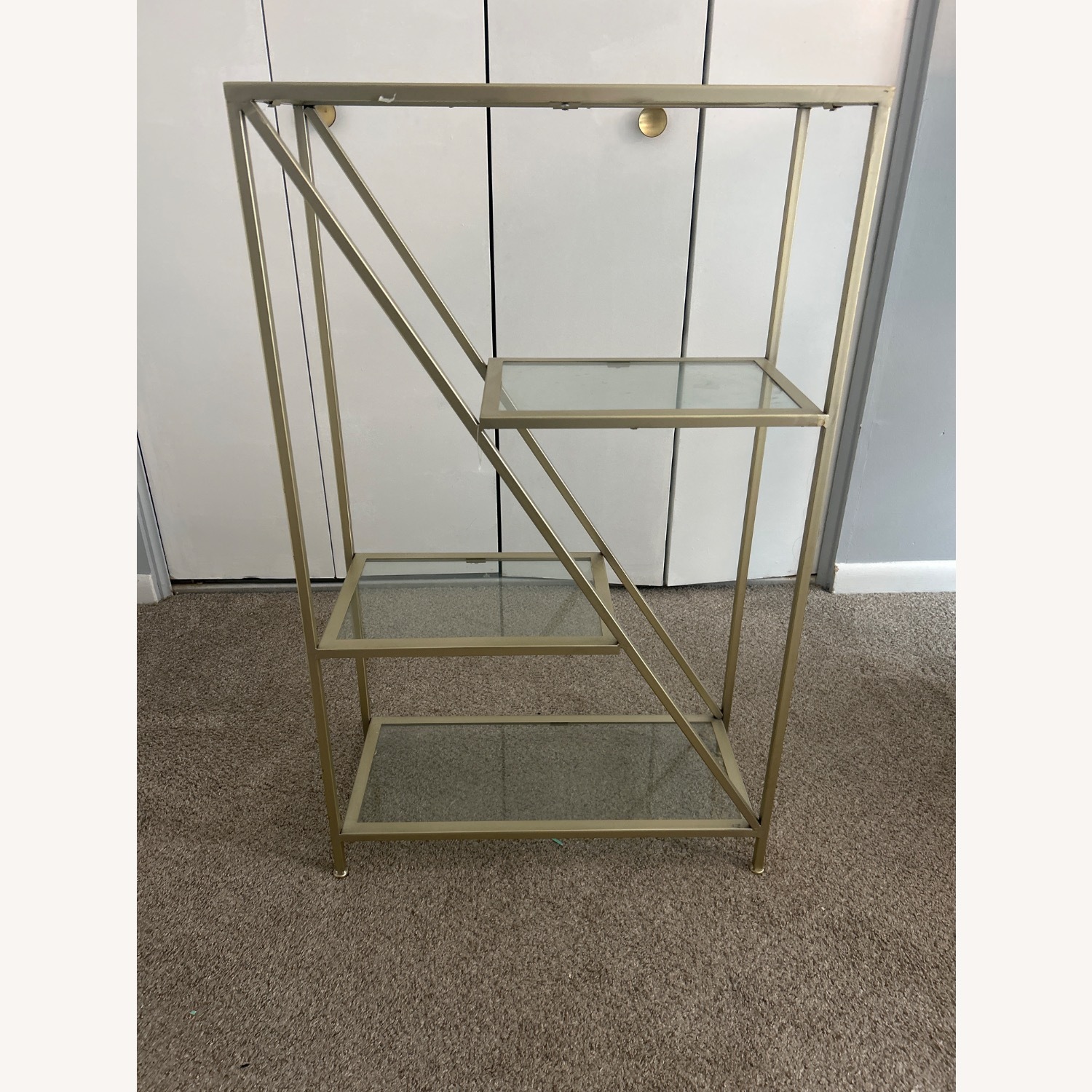 Home Goods Glass Bookcase - image-1