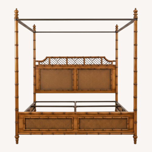 Used Tommy Bahama Island Canopy Bed  for sale on AptDeco