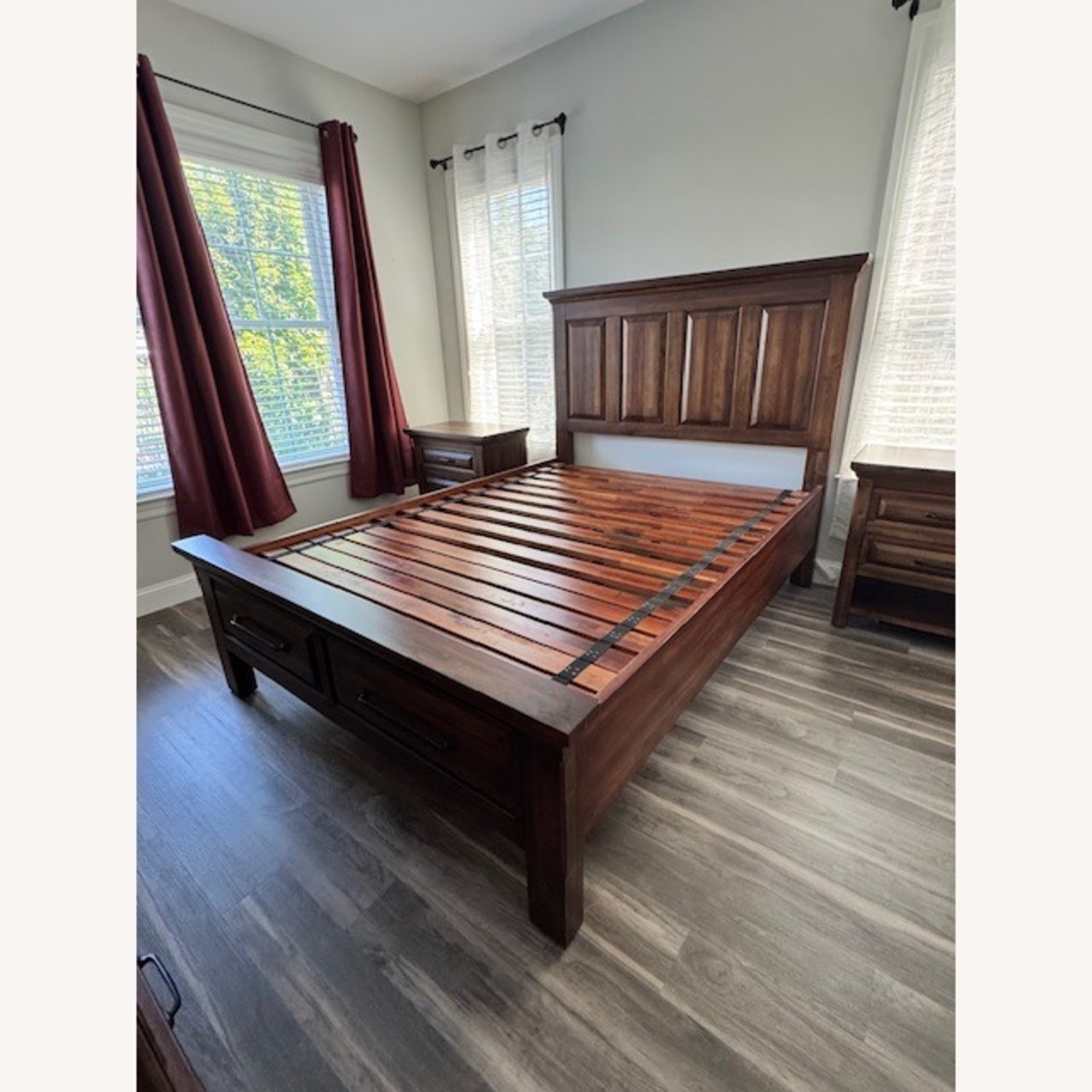 Napa Hill Crest Queen Bed with Drawers - image-1
