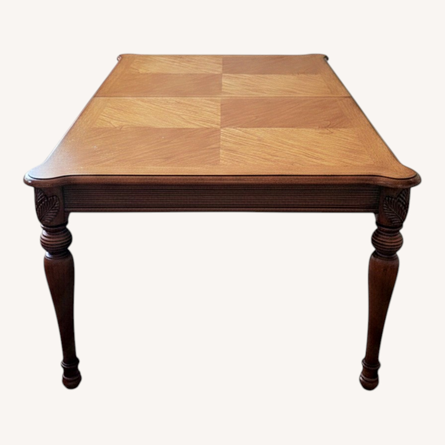 Broyhill Furniture Largo Dark Brown Wood Dining Table - image-0