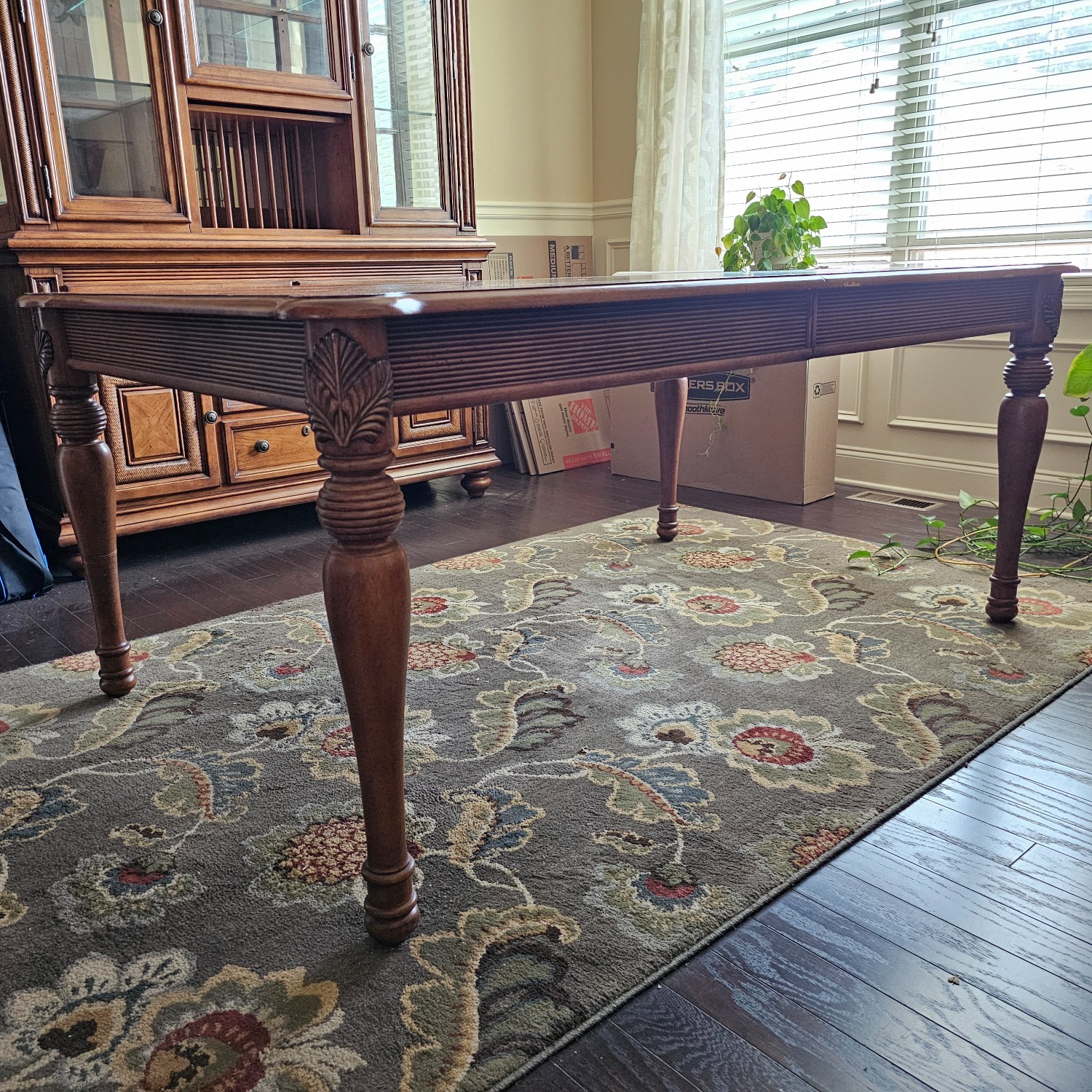 Broyhill Furniture Largo Dark Brown Wood Dining Table - image-3