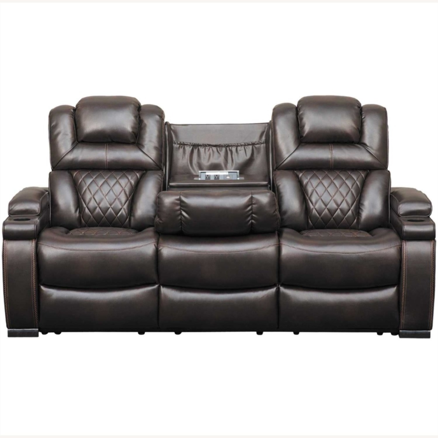Ashley Warnerton Power Recliner Sofa - image-1