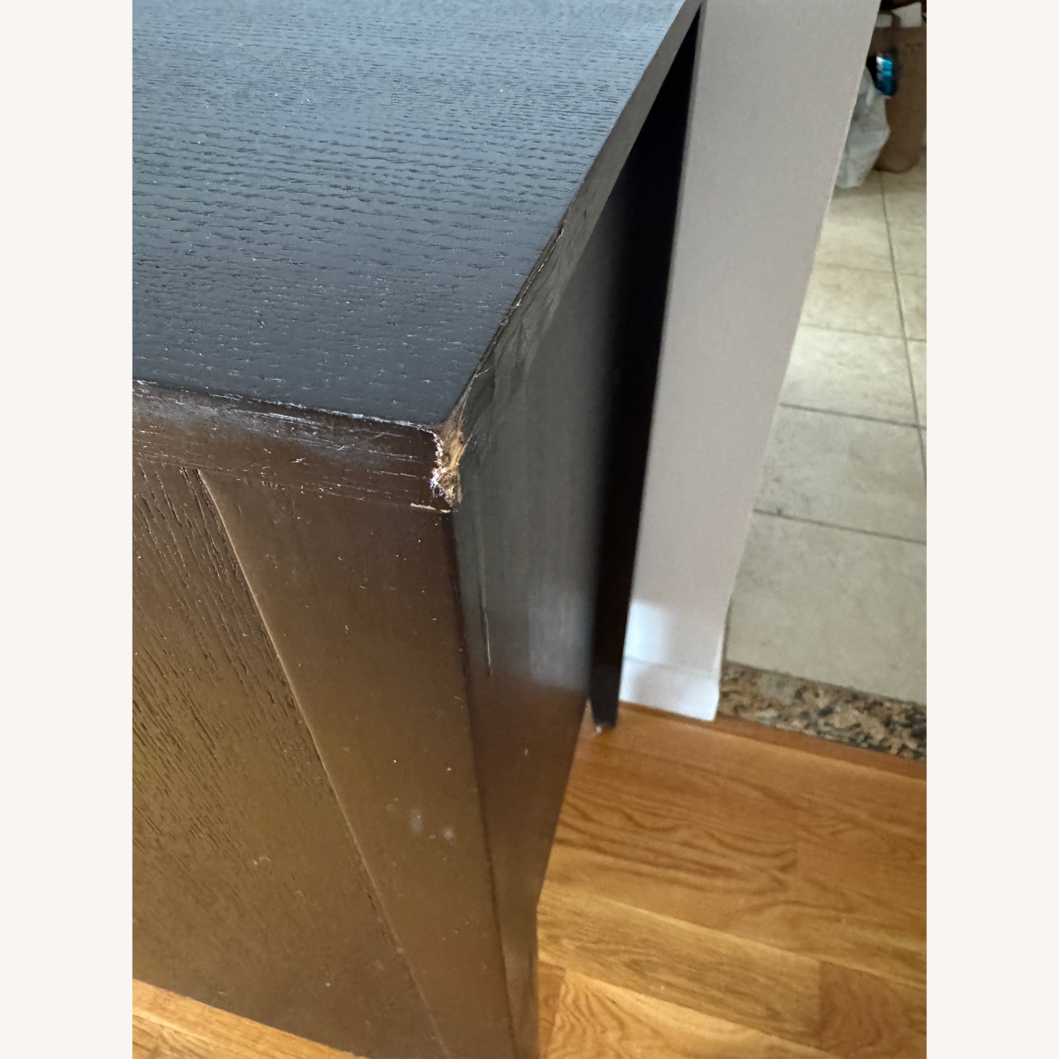 Crate & Barrel Triad Black Wood Sideboard - image-3
