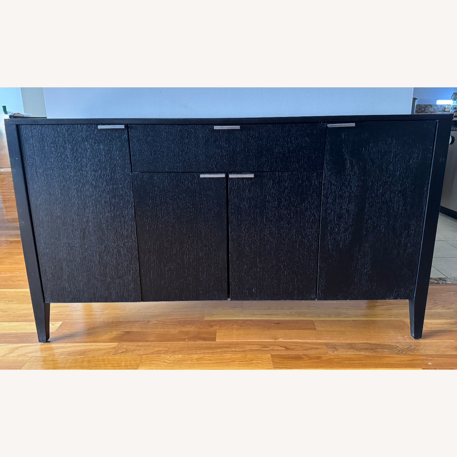 Crate & Barrel Triad Black Wood Sideboard - image-8