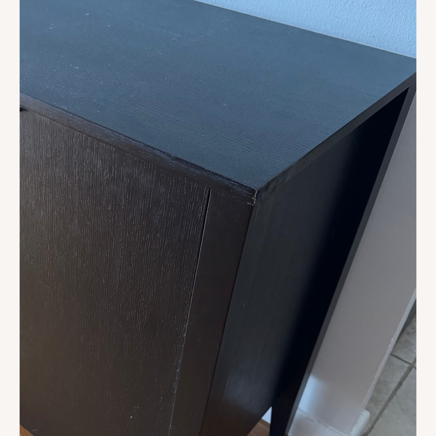 Crate & Barrel Triad Black Wood Sideboard - image-10