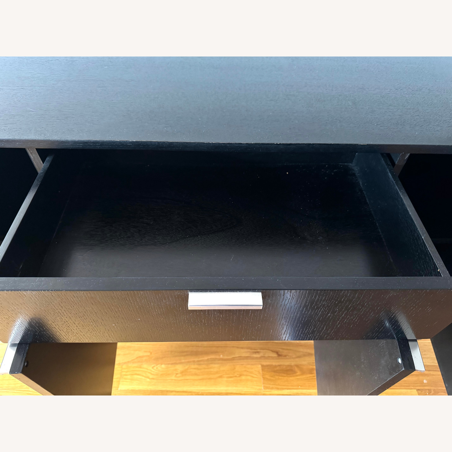 Crate & Barrel Triad Black Wood Sideboard - image-7