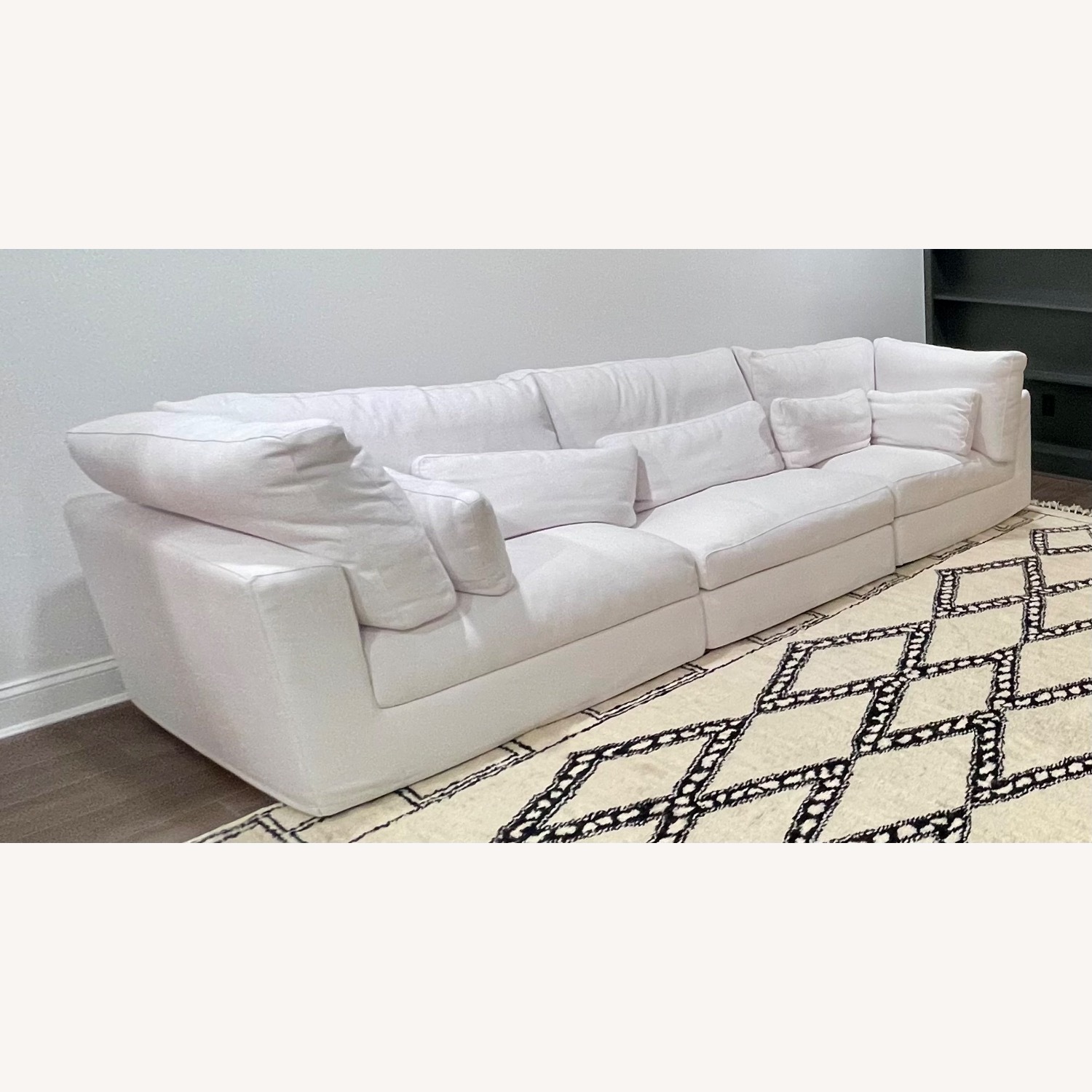 Restoration Hardware Lugano Slipcovered Sectional - image-3
