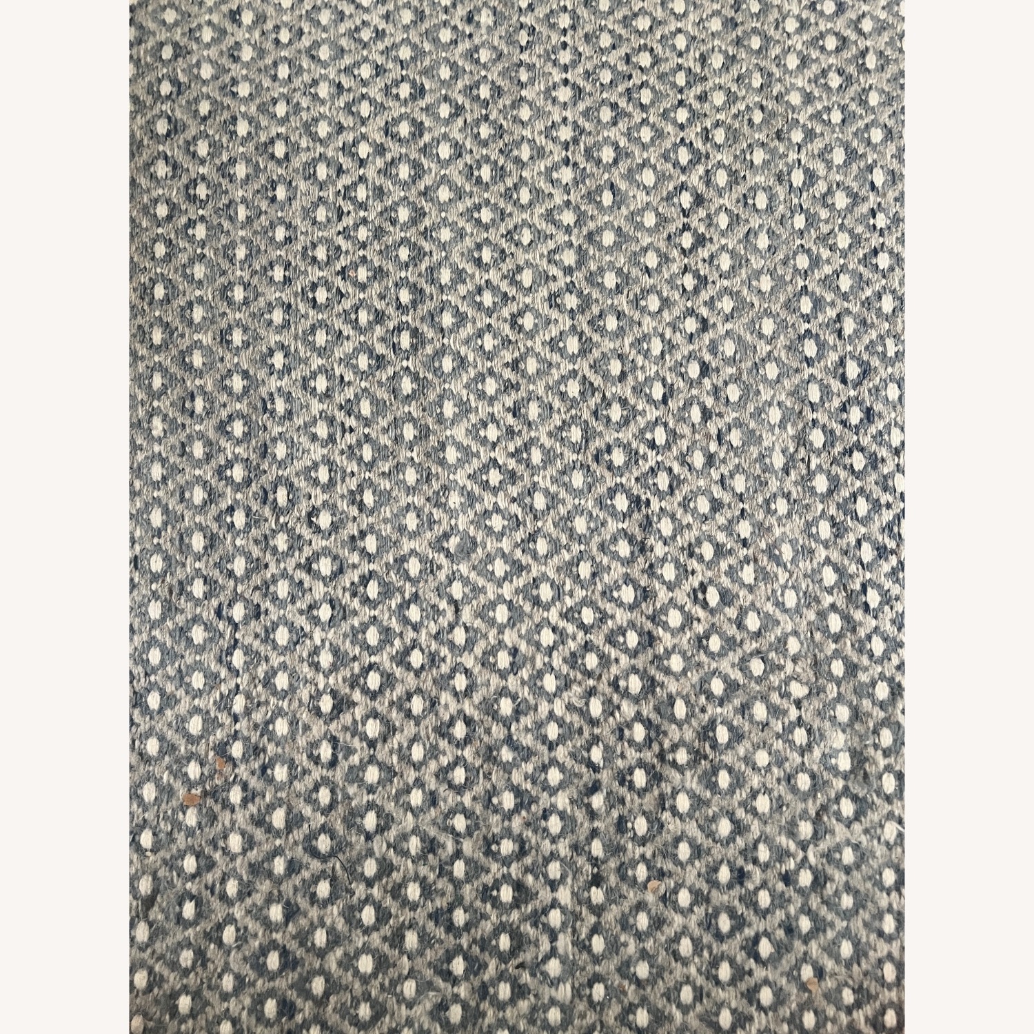 Restoration Hardware Floating Diamond Handwoven Rug - Blue - image-1