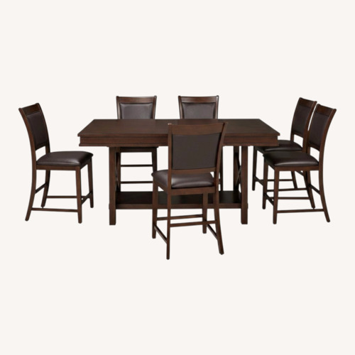 Used Ashley Furniture Collenburg Dark Brown Dining Set for sale on AptDeco