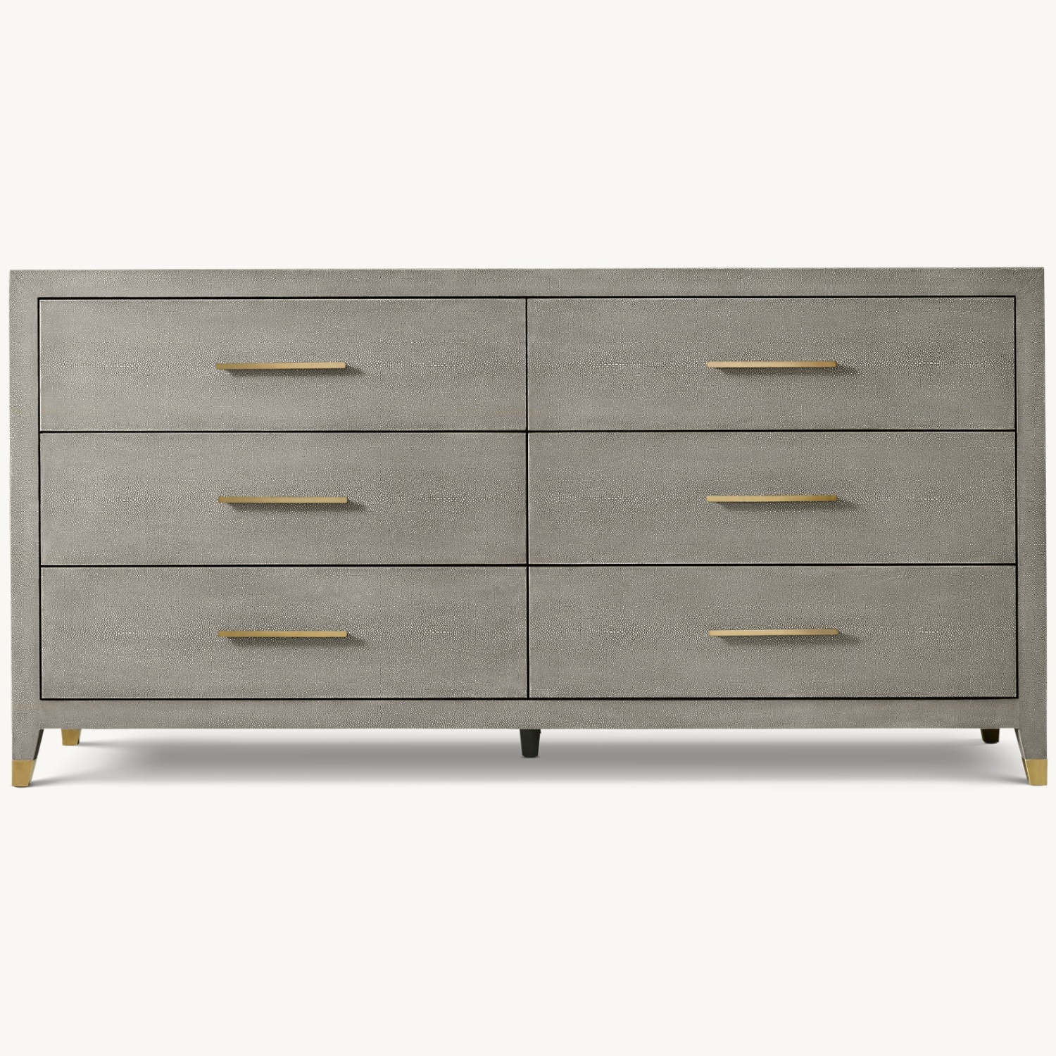Restoration Hardware Leather Dresser - image-0